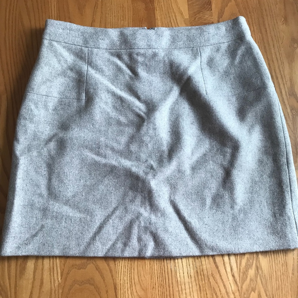 J CREW Tan Tweed Skirt